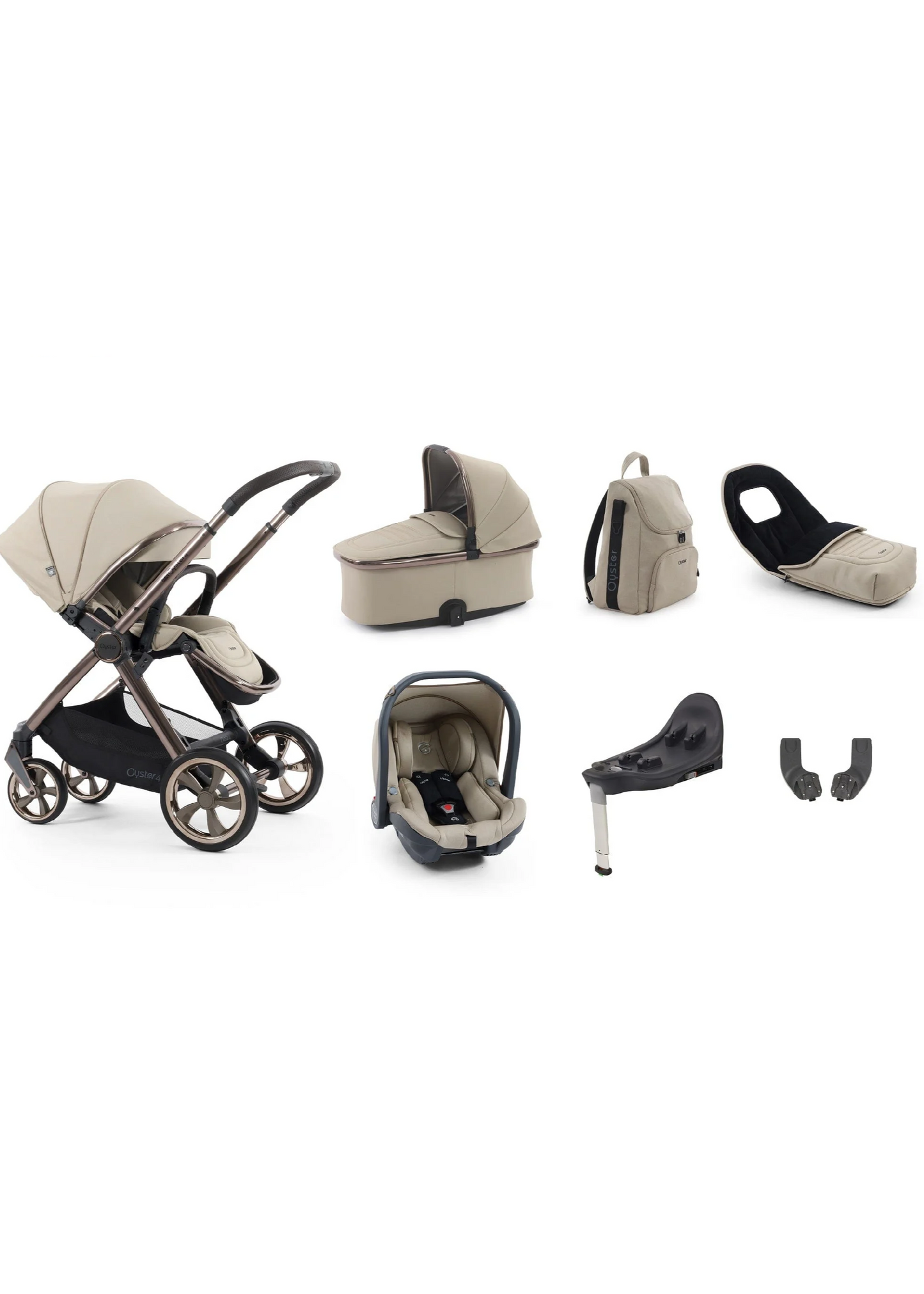 Oyster 4 Buttermilk Travel System