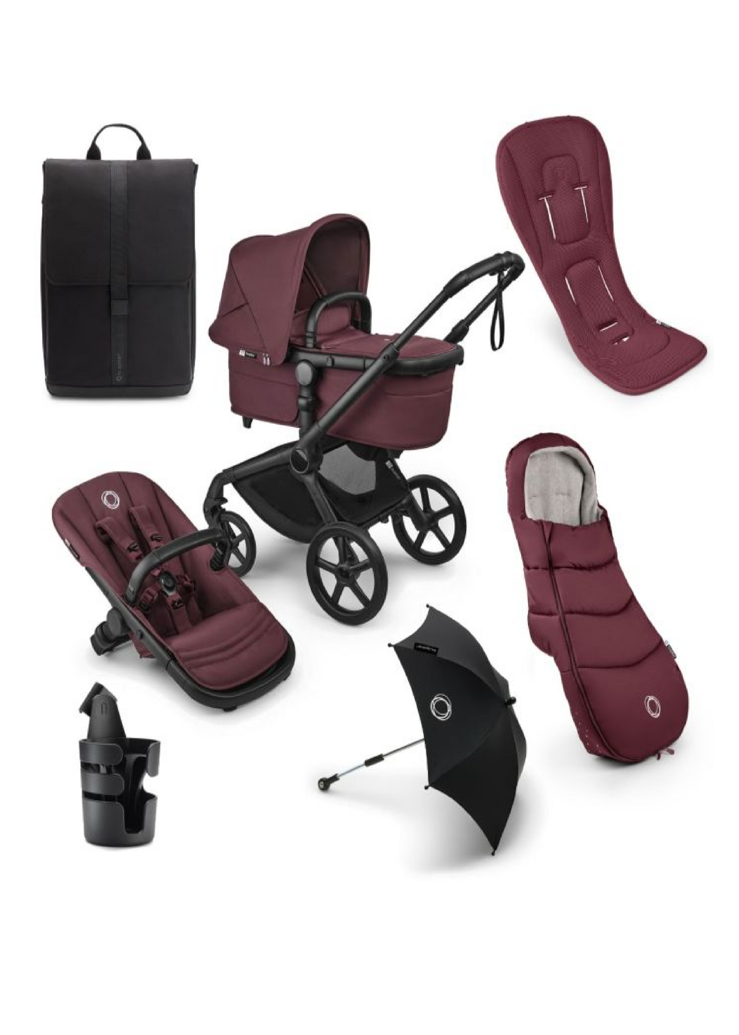 Bugaboo Fox 5 Renew Dark Cherry