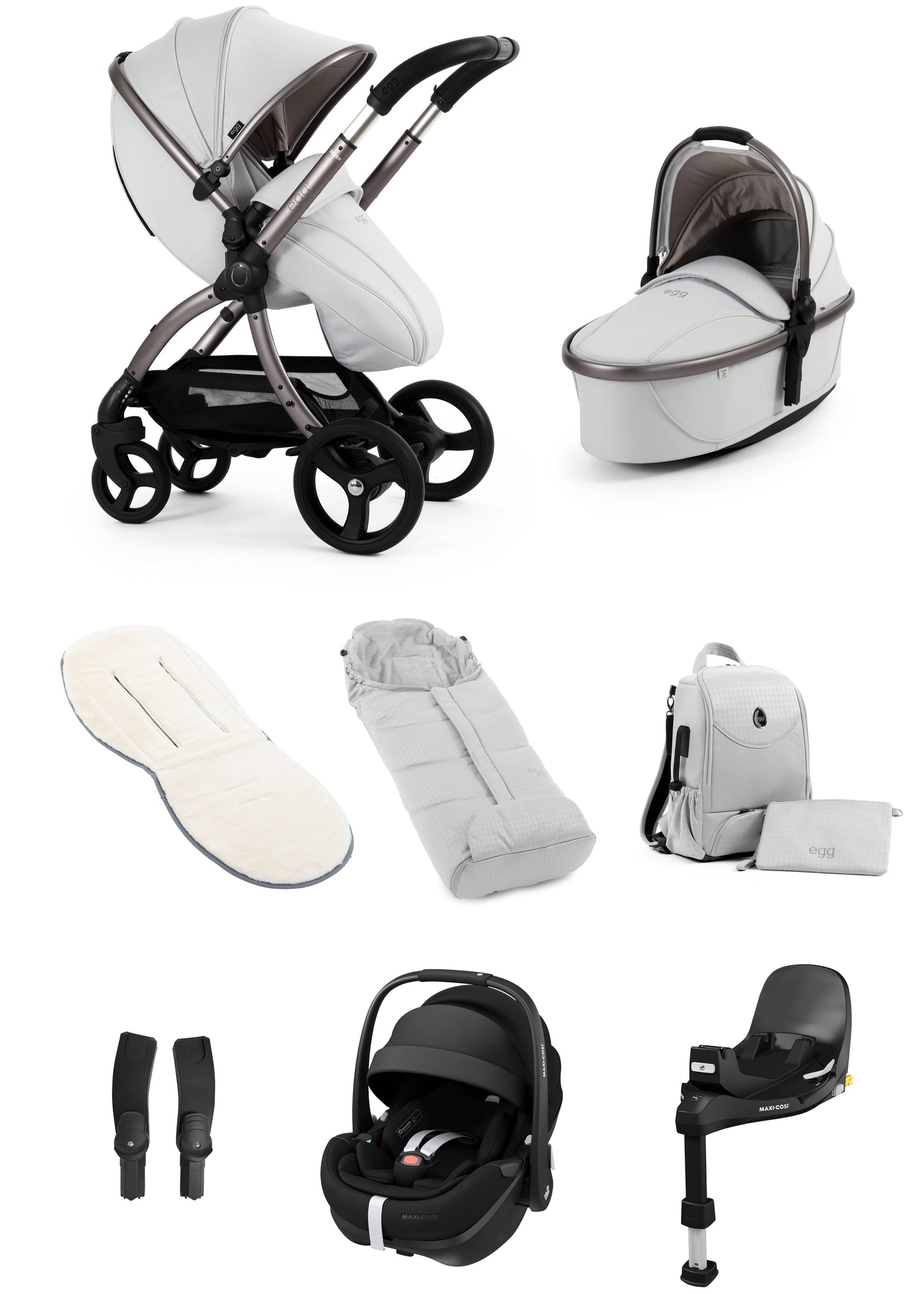 Egg 3 25th Anniversary Silver Edition Travel System