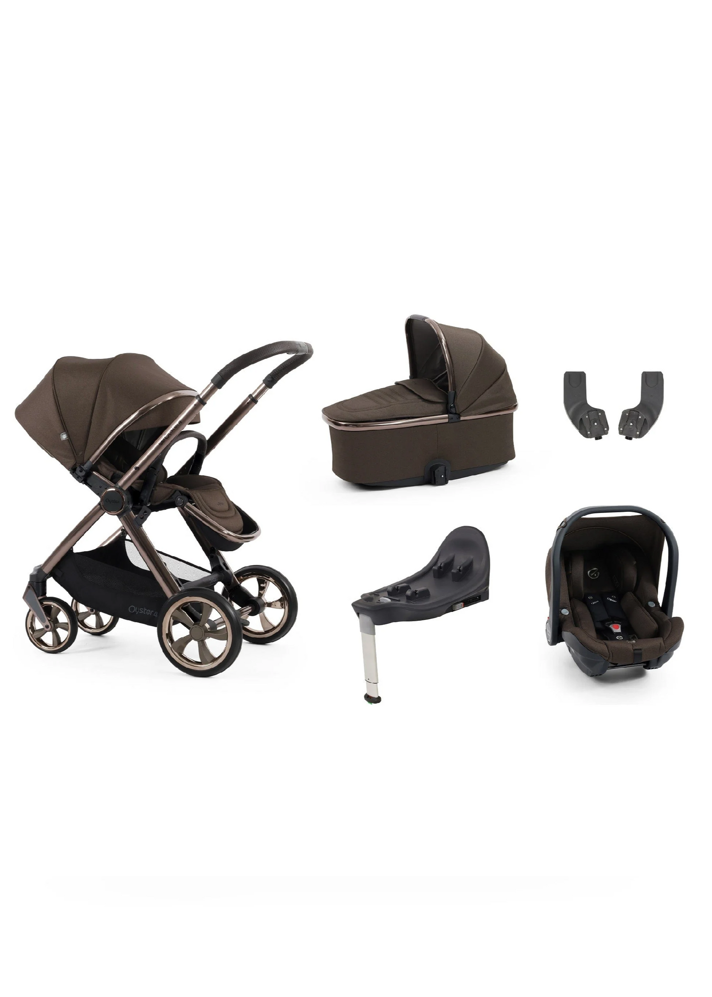 Oyster 4 Chocolate Velvet Travel System