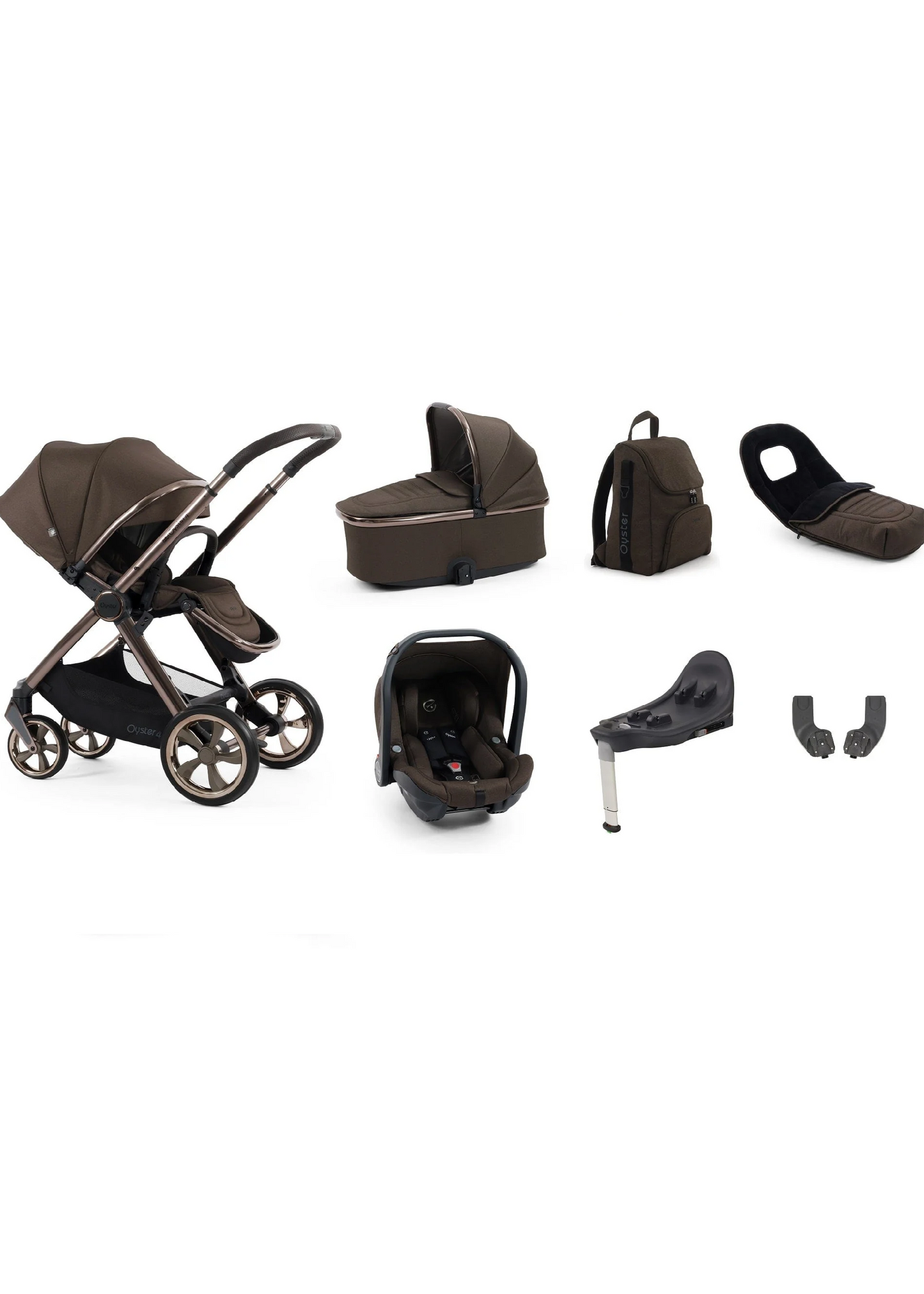 Oyster 4 Chocolate Velvet Travel System