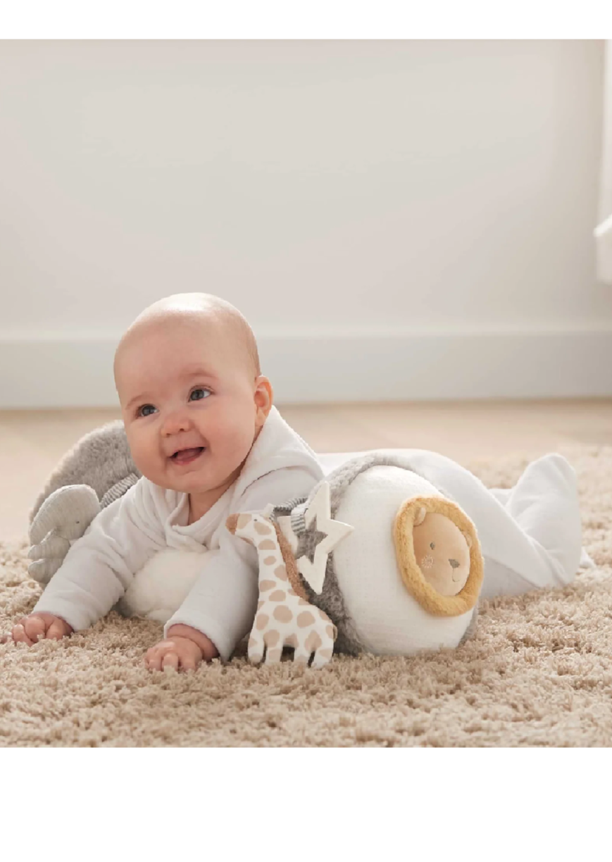 Mamas and Papas Tummy Time Roller Welcome to The World Elephant