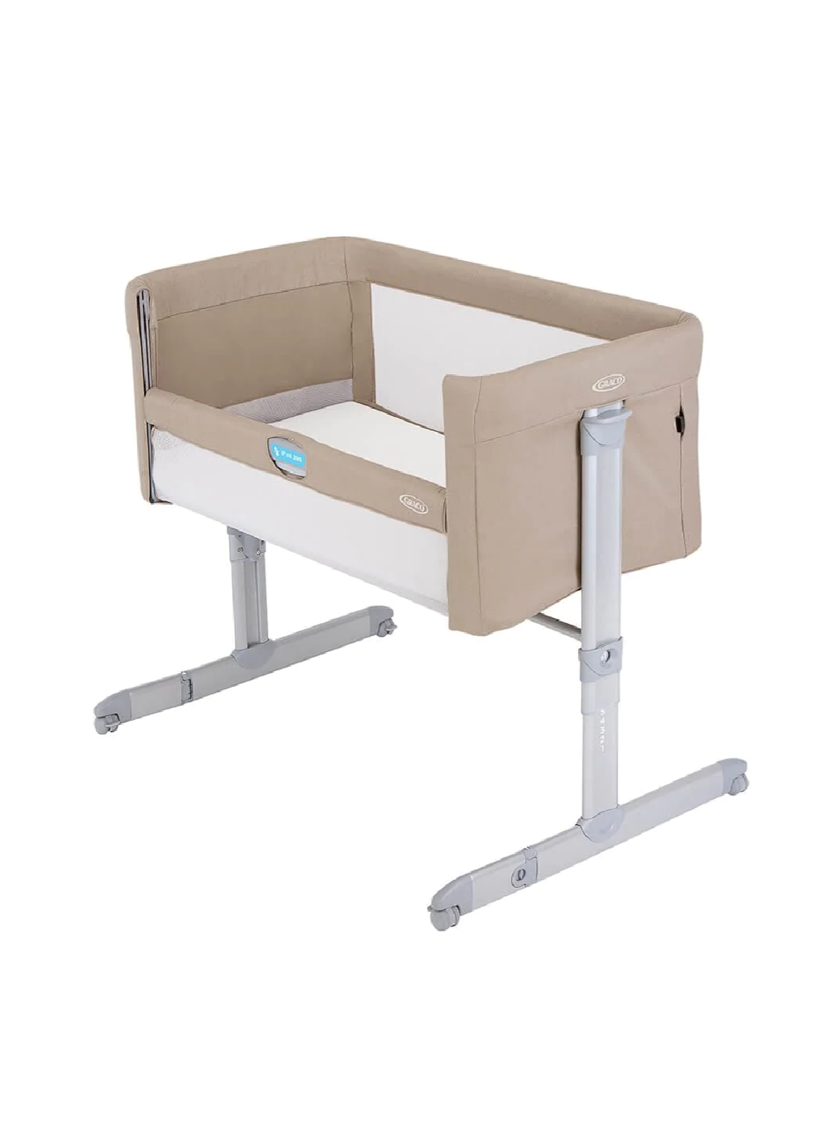 Graco Sweet 2 Sleep Bedside Crib Oatmeal