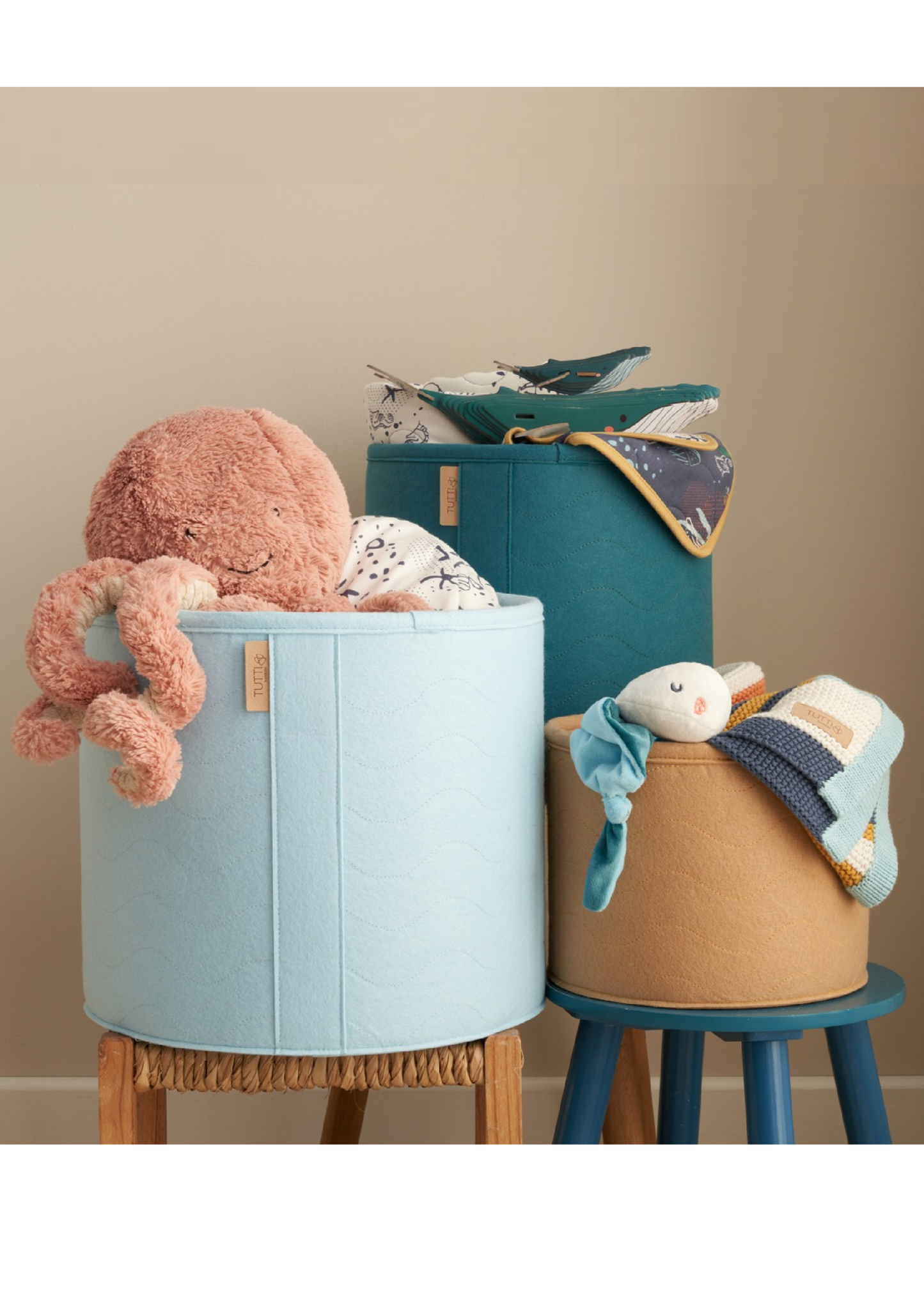 Tutti Bambini Décor Bundle - Storage Baskets & Nursery Décor