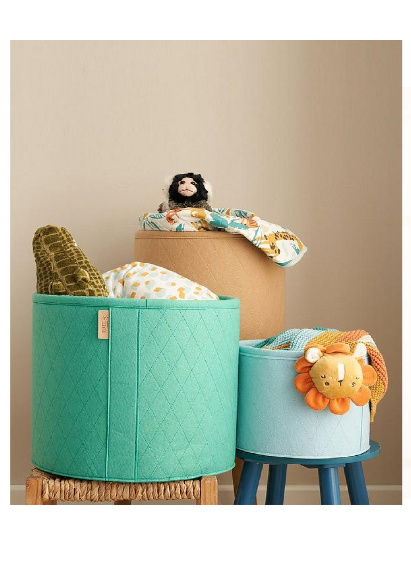 Tutti Bambini Décor Bundle - Storage Baskets & Nursery Décor