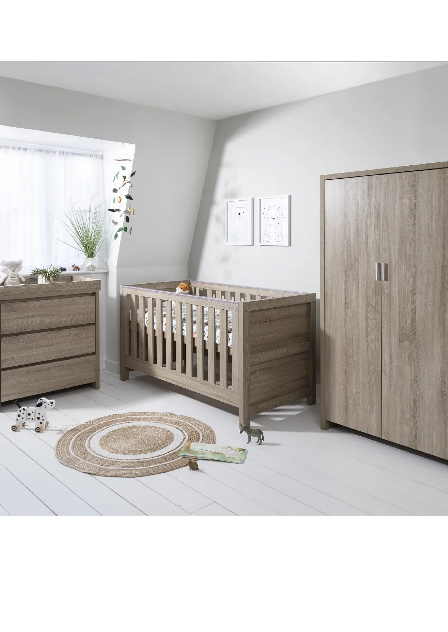 Tutti Bambini Modena 3 Piece Nursery Furniture Set