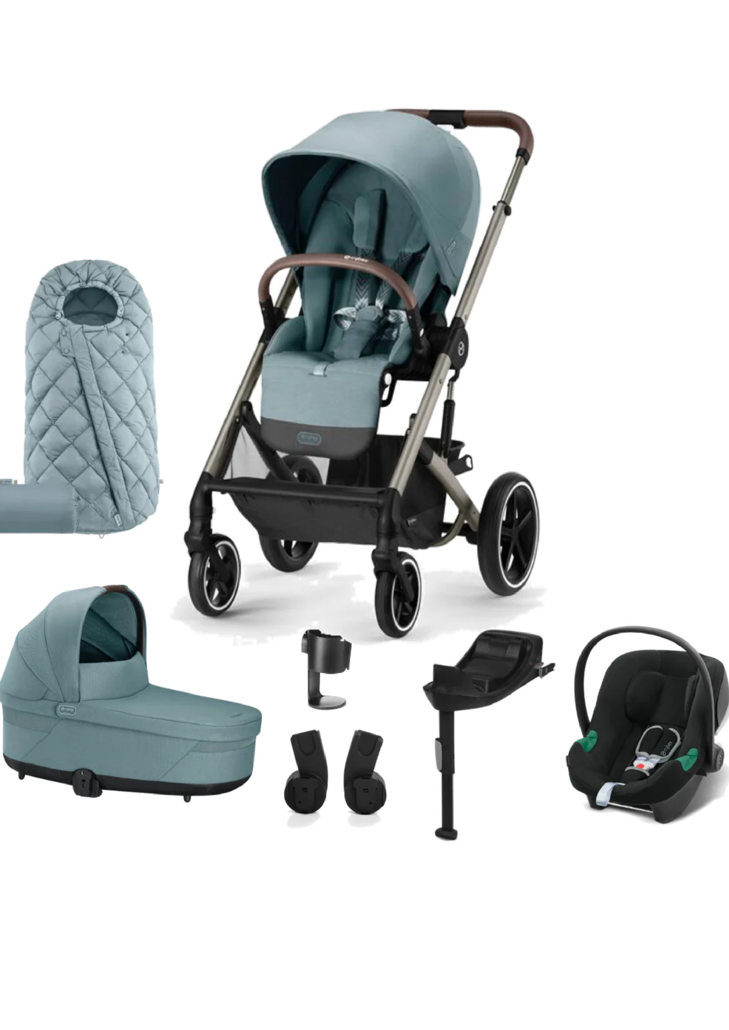 Cybex Balios S Lux Stormy Blue Travel System