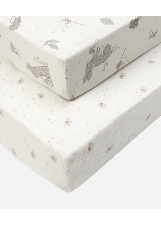 Tutti Bambini Cot Fitted Sheets 2pk