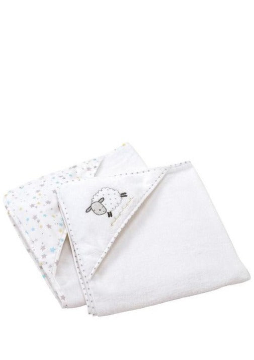 SilverCloud Counting Sheep Cuddle Robe 2 pack