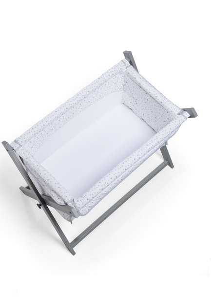 ClairDeLune Stars and Stripes Folding Bedside Crib