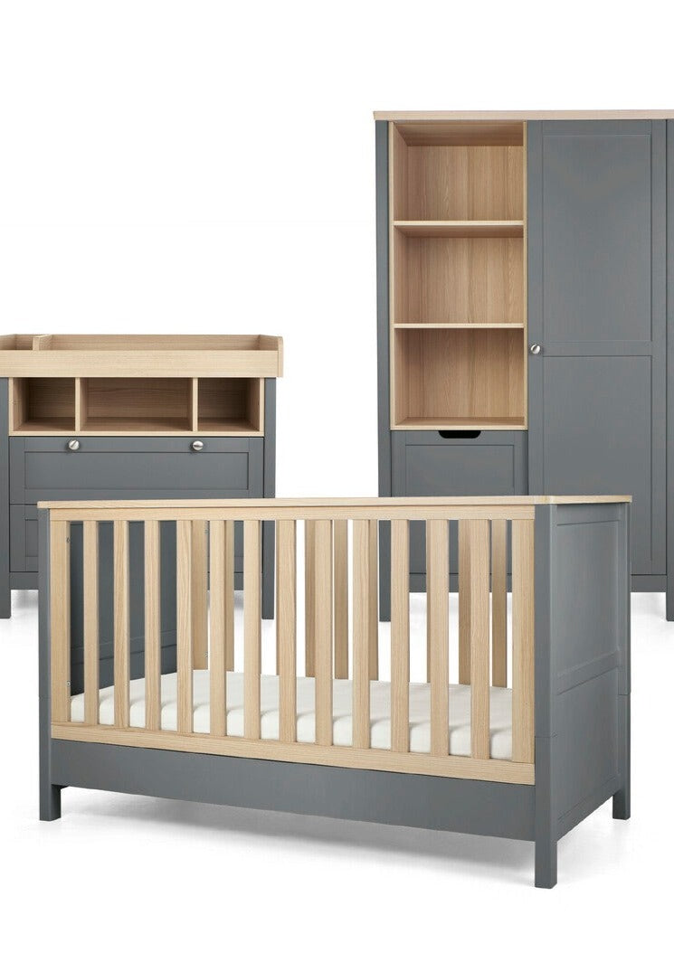Mamas and Papas Harwell Cotbed, Dresser and Wardrobe - SweetDreamzzzPenryn
