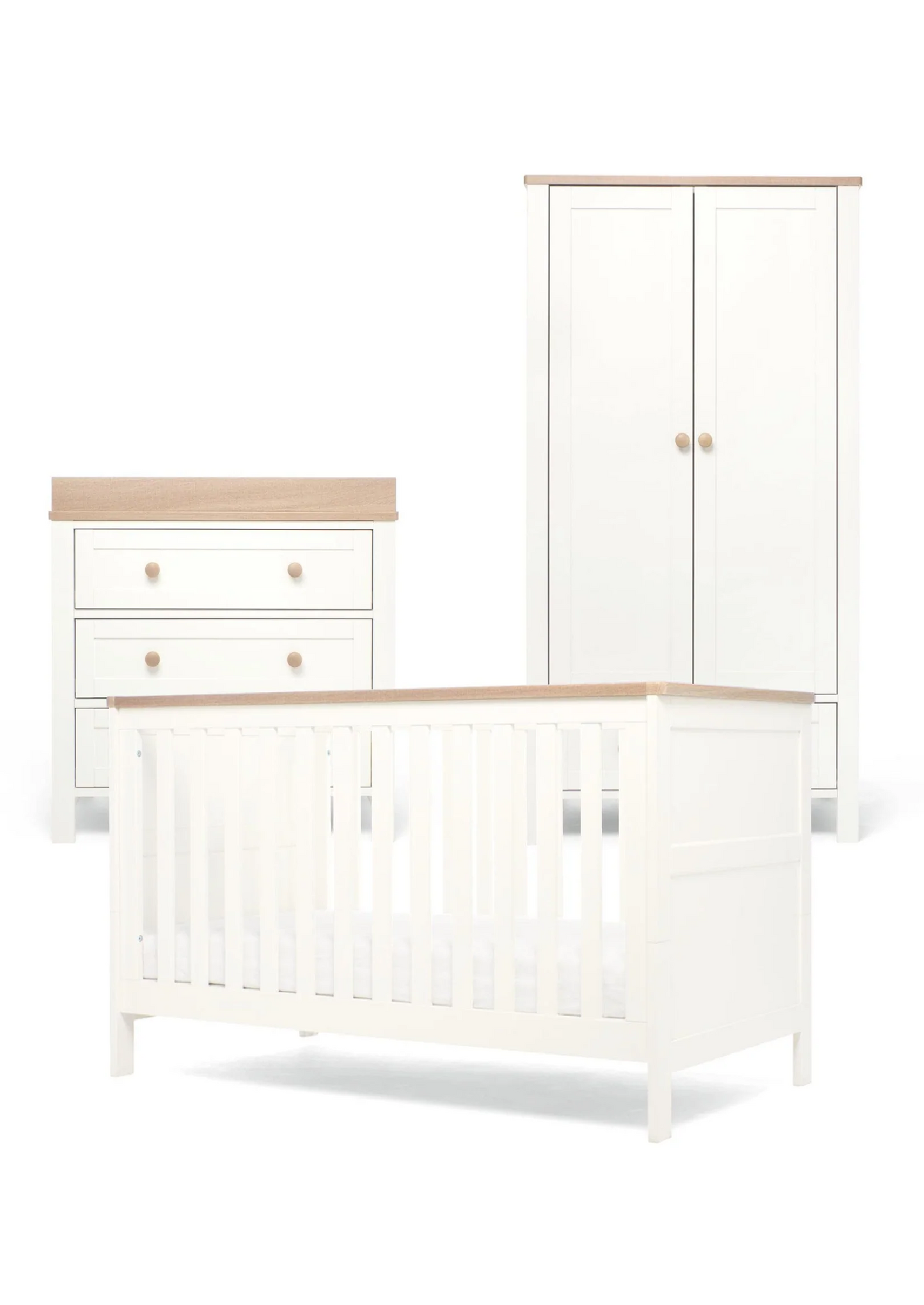Mamas and Papas Wedmore 3 piece set White
