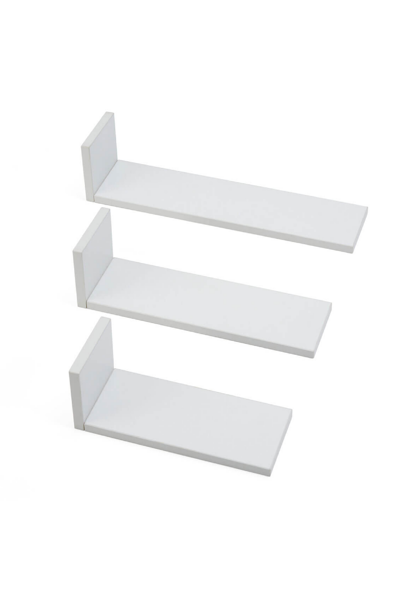 Tutti Bambini Rio Set of Three L-Shaped Wall Shelves