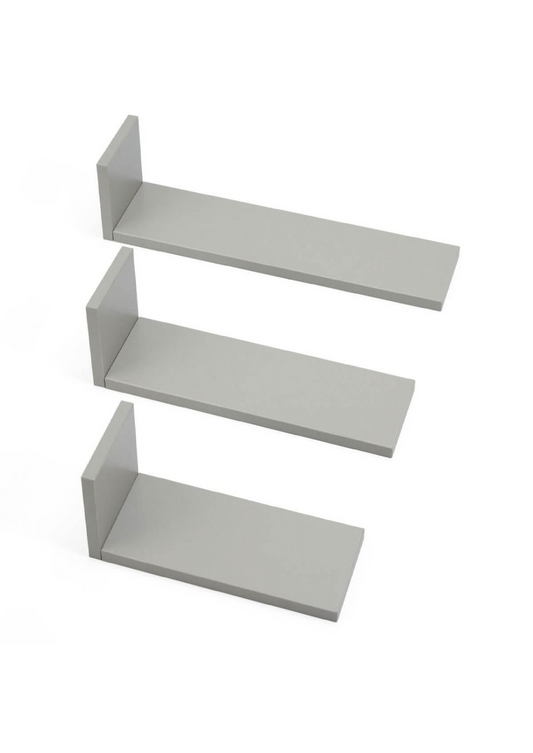 Tutti Bambini Rio Set of Three L-Shaped Wall Shelves
