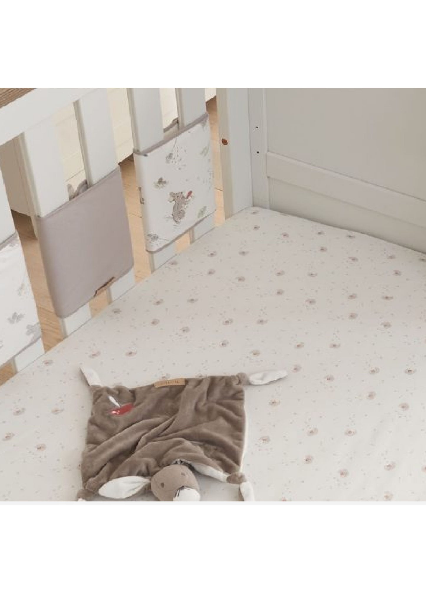 Tutti Bambini Cot Bed Bundle - 2pk Sheets, Coverlet, Cot Wraps