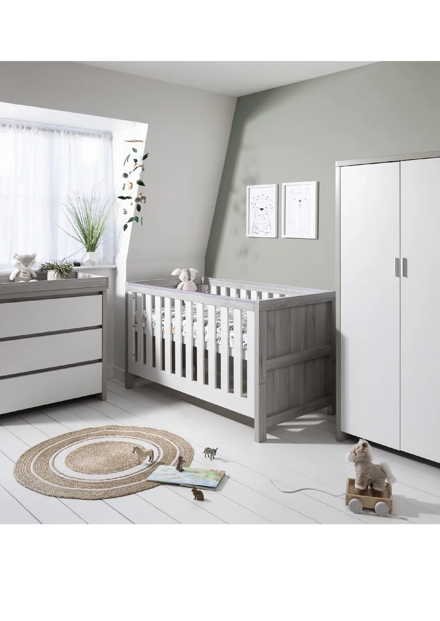 Tutti Bambini Modena 3 Piece Nursery Furniture Set