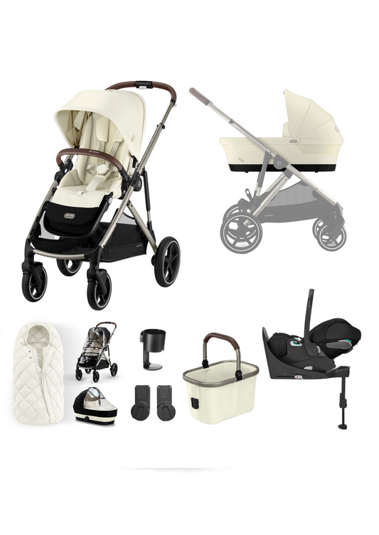 Cybex Gazelle Seashell Beige Travel System