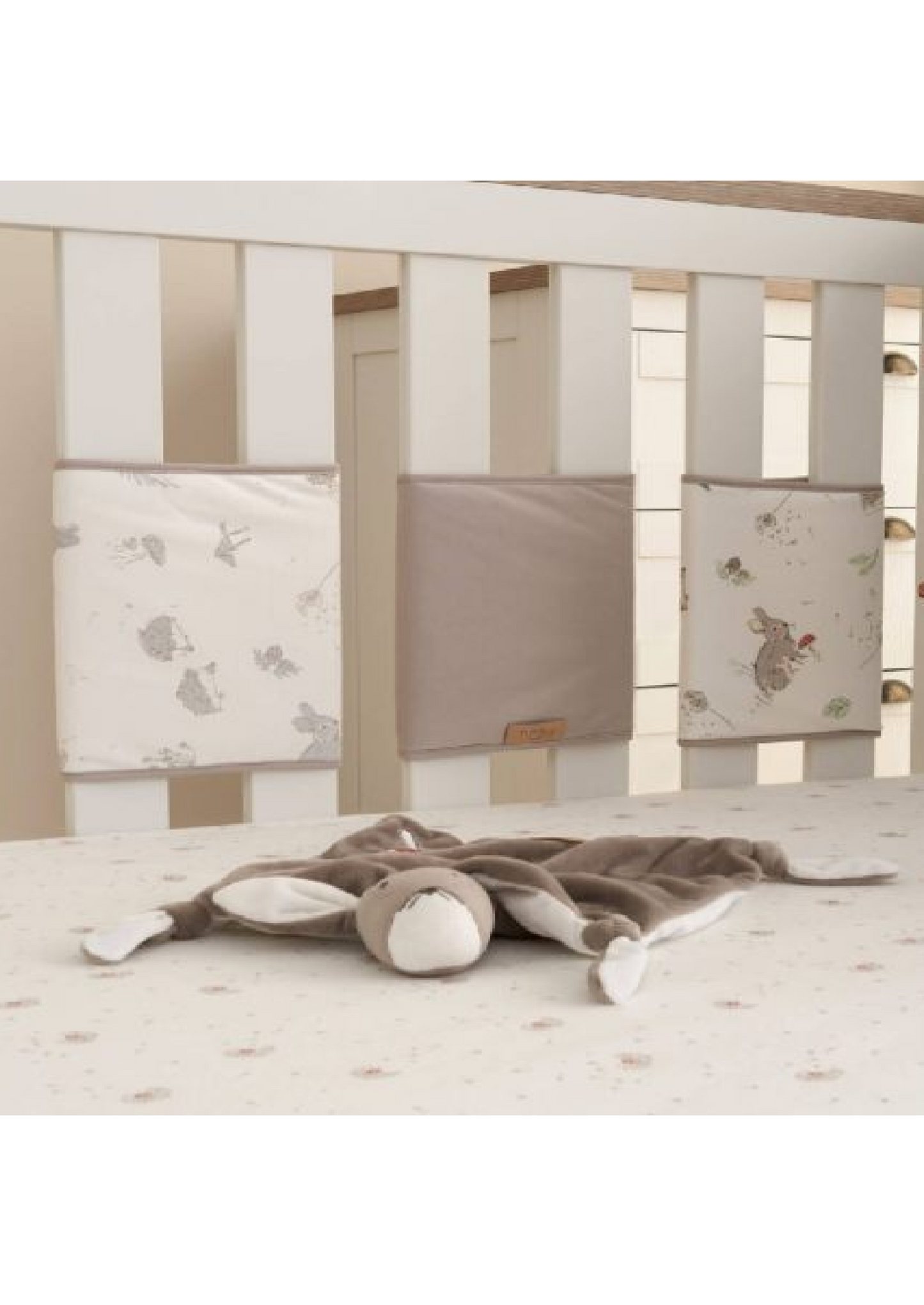 Tutti Bambini Cot Bed Bundle - 2pk Sheets, Coverlet, Cot Wraps