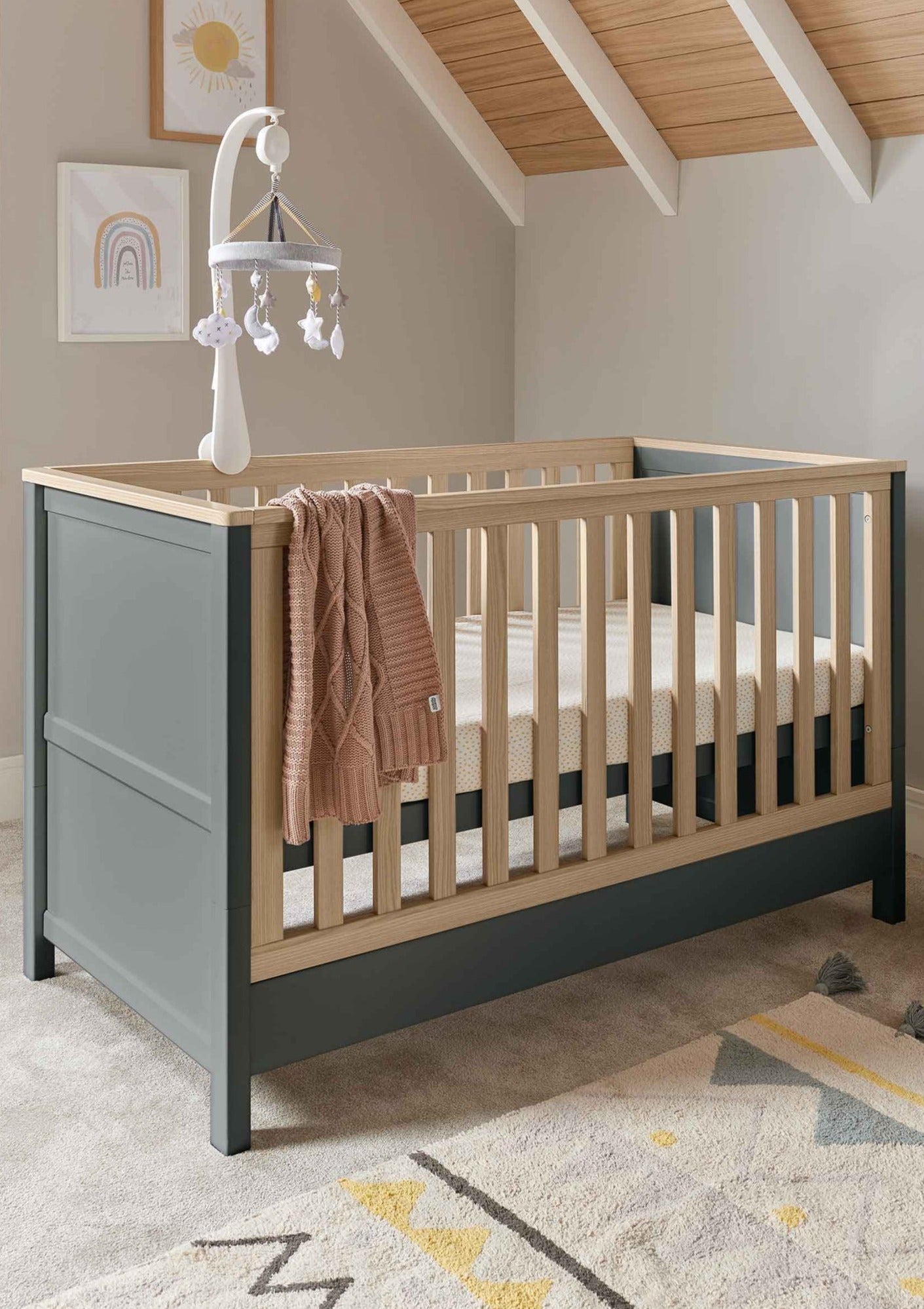 Mamas and Papas Harwell Cotbed, Dresser and Wardrobe - SweetDreamzzzPenryn