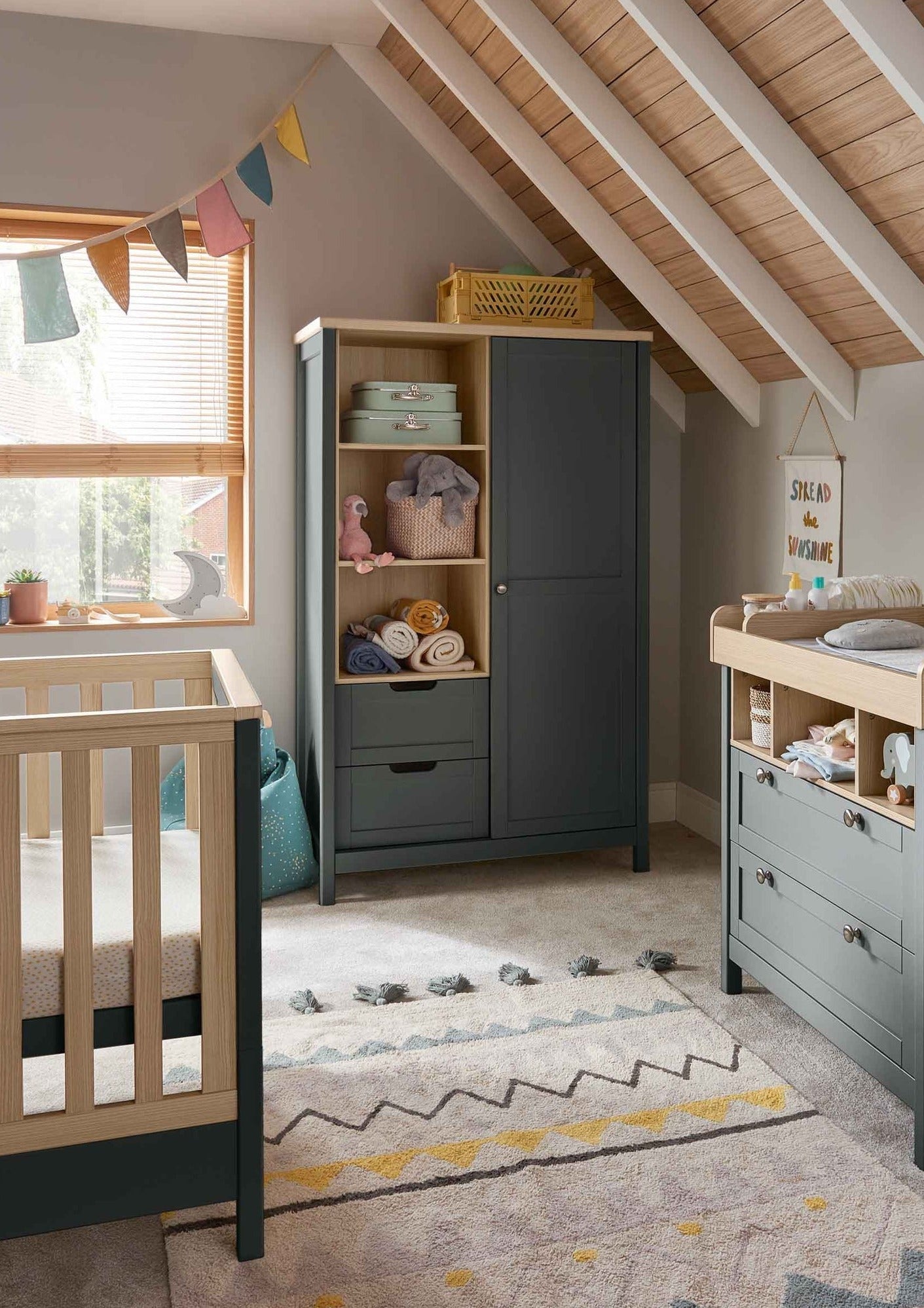 Mamas and Papas Harwell Cotbed, Dresser and Wardrobe - SweetDreamzzzPenryn