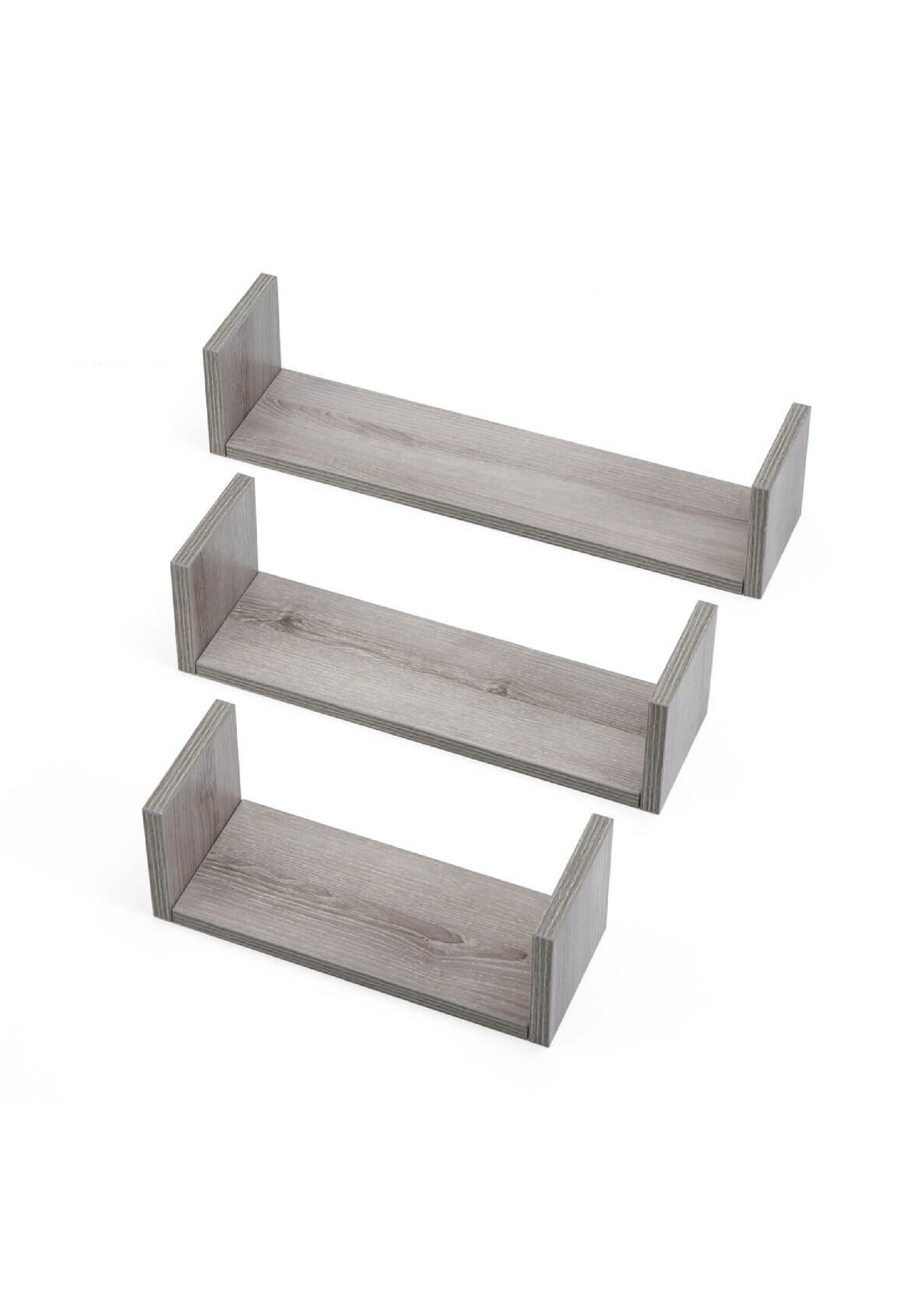 Tutti Bambini Modena Set of Three U-Shaped Wall Shelves