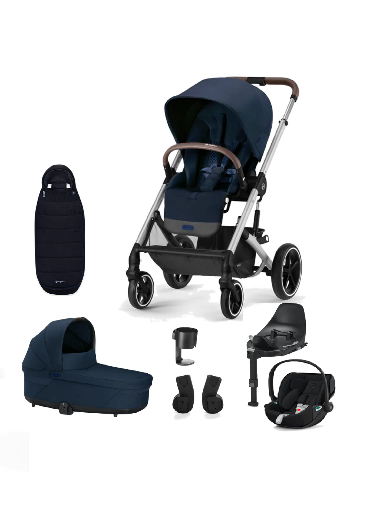 Cybex Balios S Lux Ocean Blue Travel System