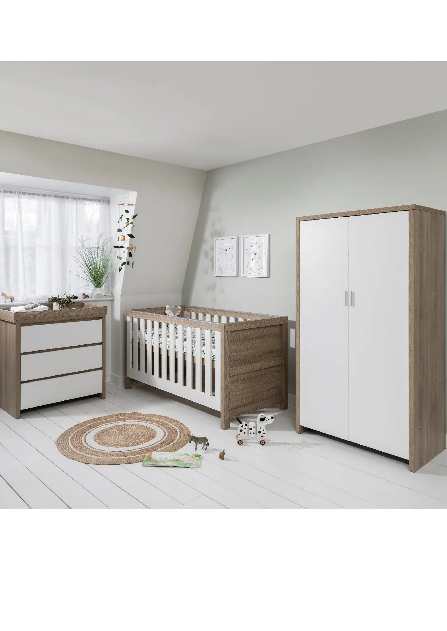Tutti Bambini Modena 3 Piece Nursery Furniture Set