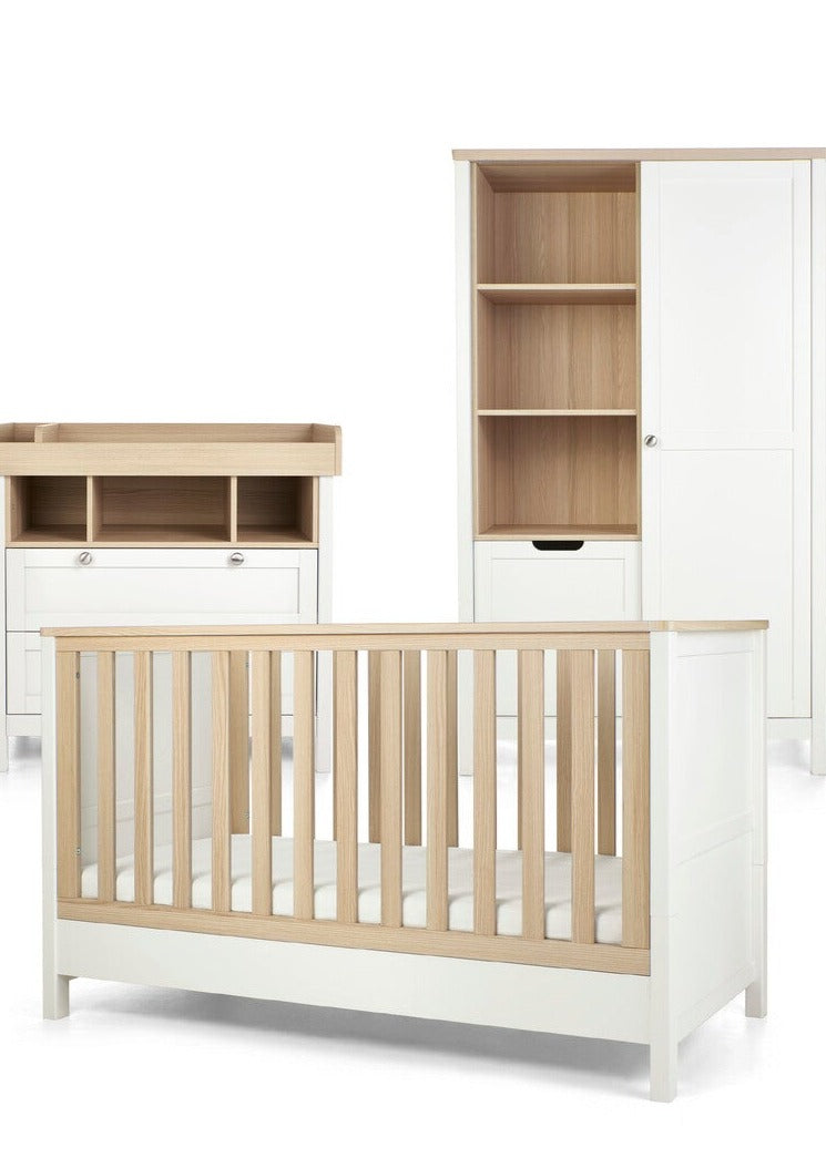 Mamas and Papas Harwell Cotbed, Dresser and Wardrobe - SweetDreamzzzPenryn
