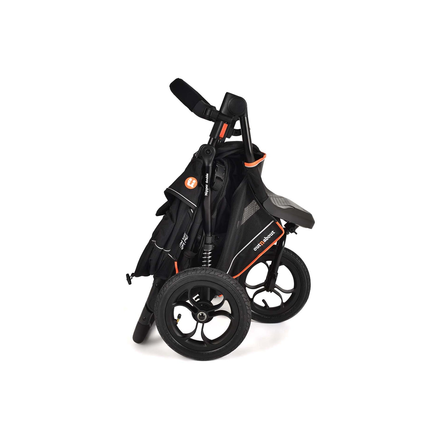 Out n About Double Nipper V6 PLUS Rocksalt Grey Twin Bundle