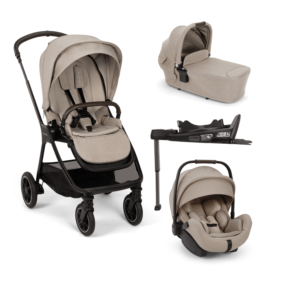Nuna Triv Next Bundle with Arra Flex and Base Curv