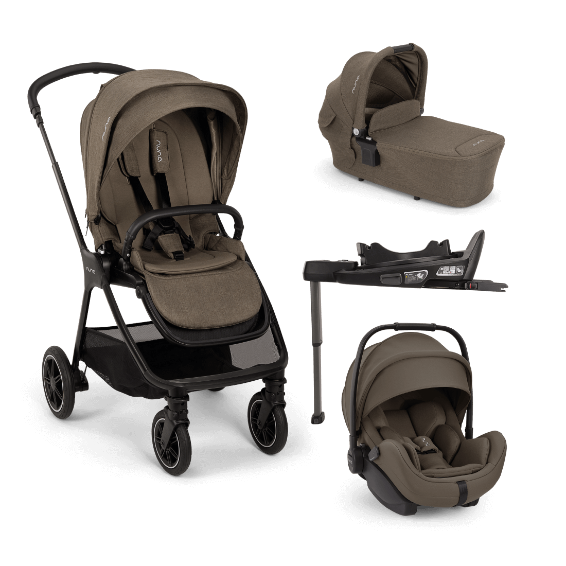 Nuna Triv Next Bundle with Arra Flex and Base Curv