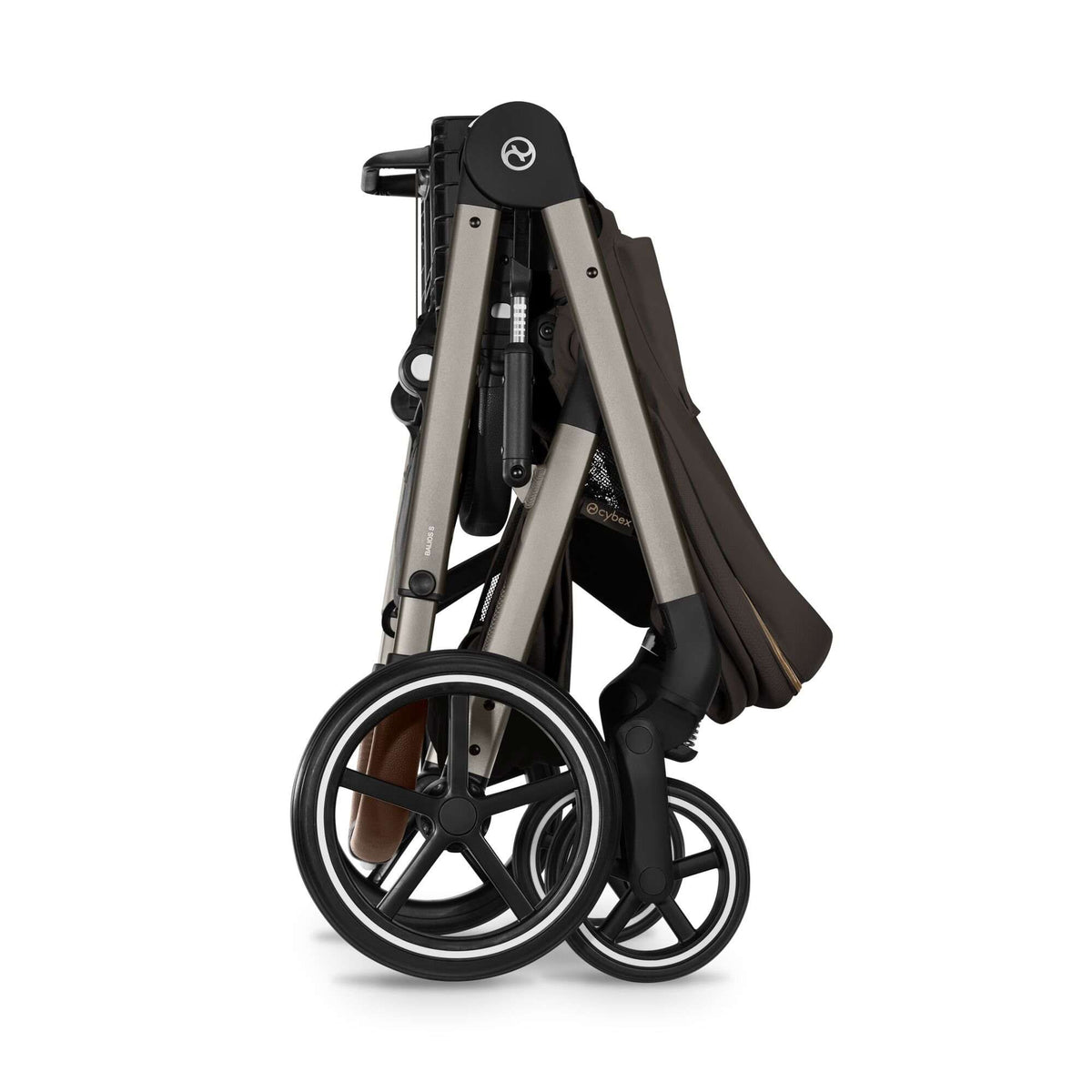 Cybex Balios + Fold Cot Chocolate Brown Bundle