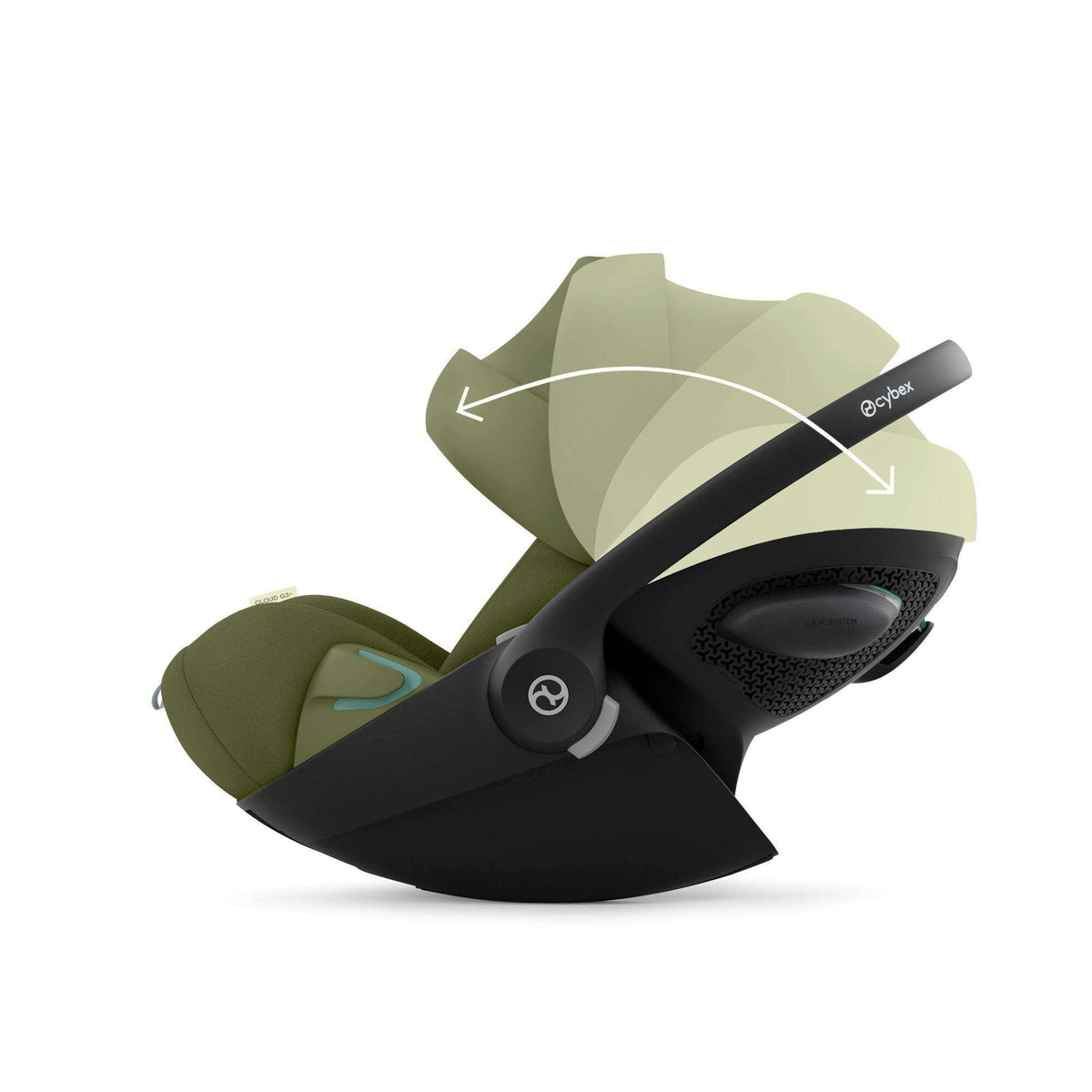 Cybex Cloud G3 Moss Green i-Size PLUS Rotating Baby Car Seat and Base