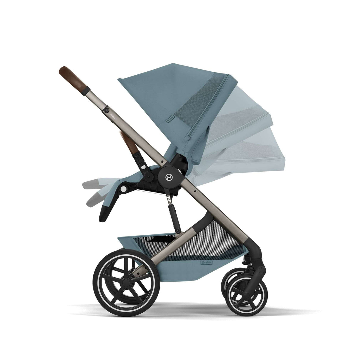 Cybex Balios + Fold Cot Stormy Blue Bundle