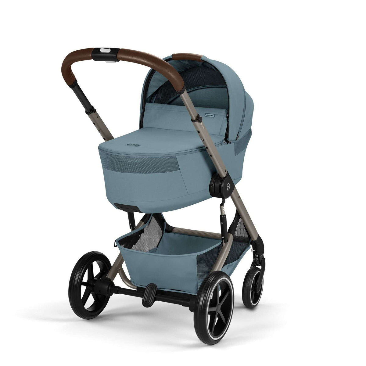 Cybex Balios + Fold Cot Stormy Blue Bundle