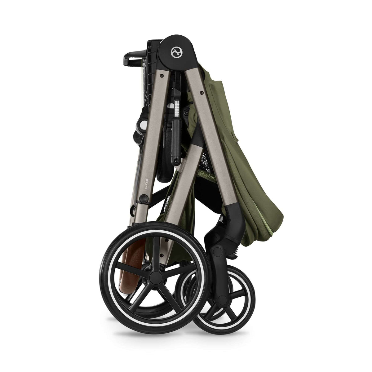 Cybex Balios + Fold Cot Moss Green Bundle