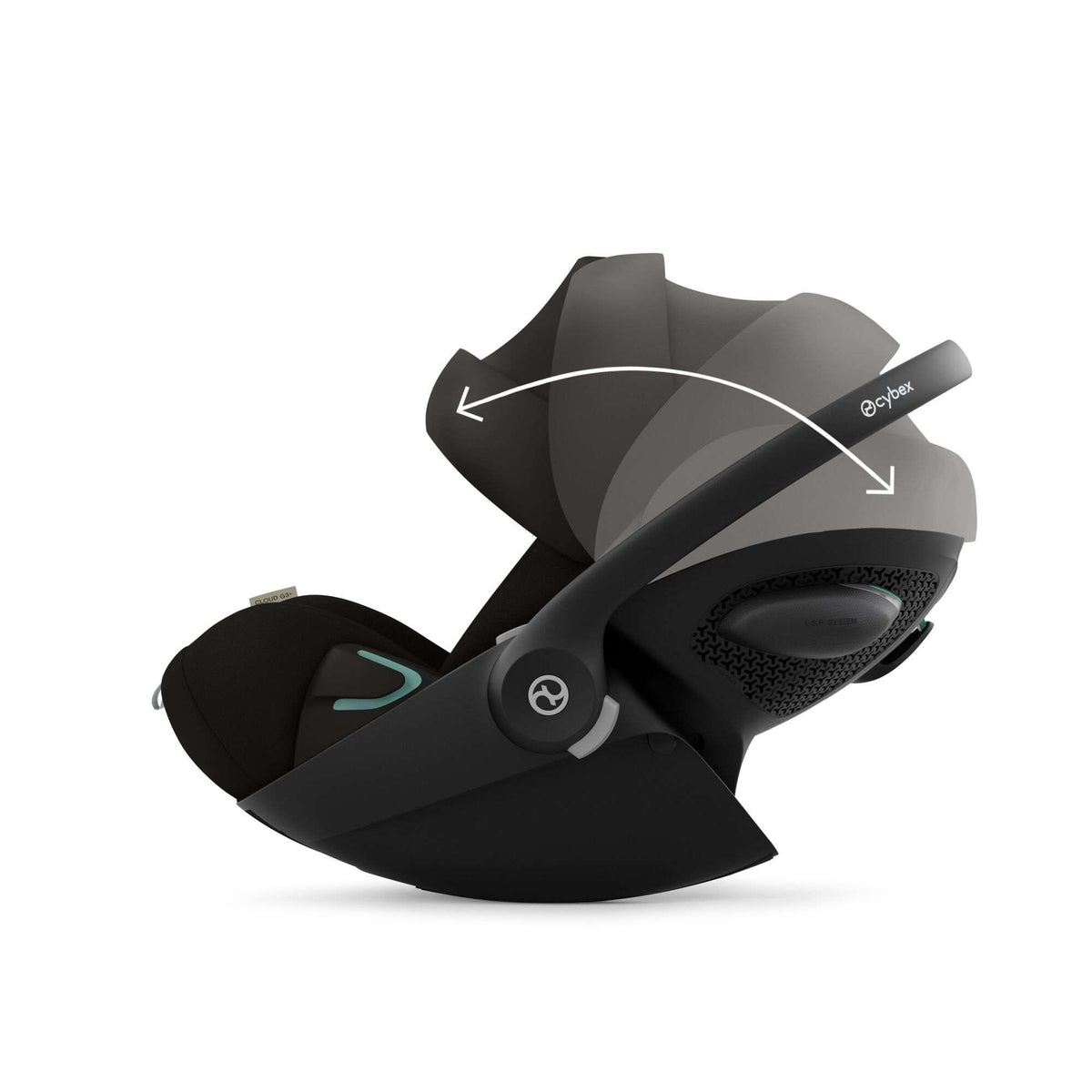 Cybex Cloud G3 Moon Black i-Size PLUS Rotating Baby Car Seat and Base