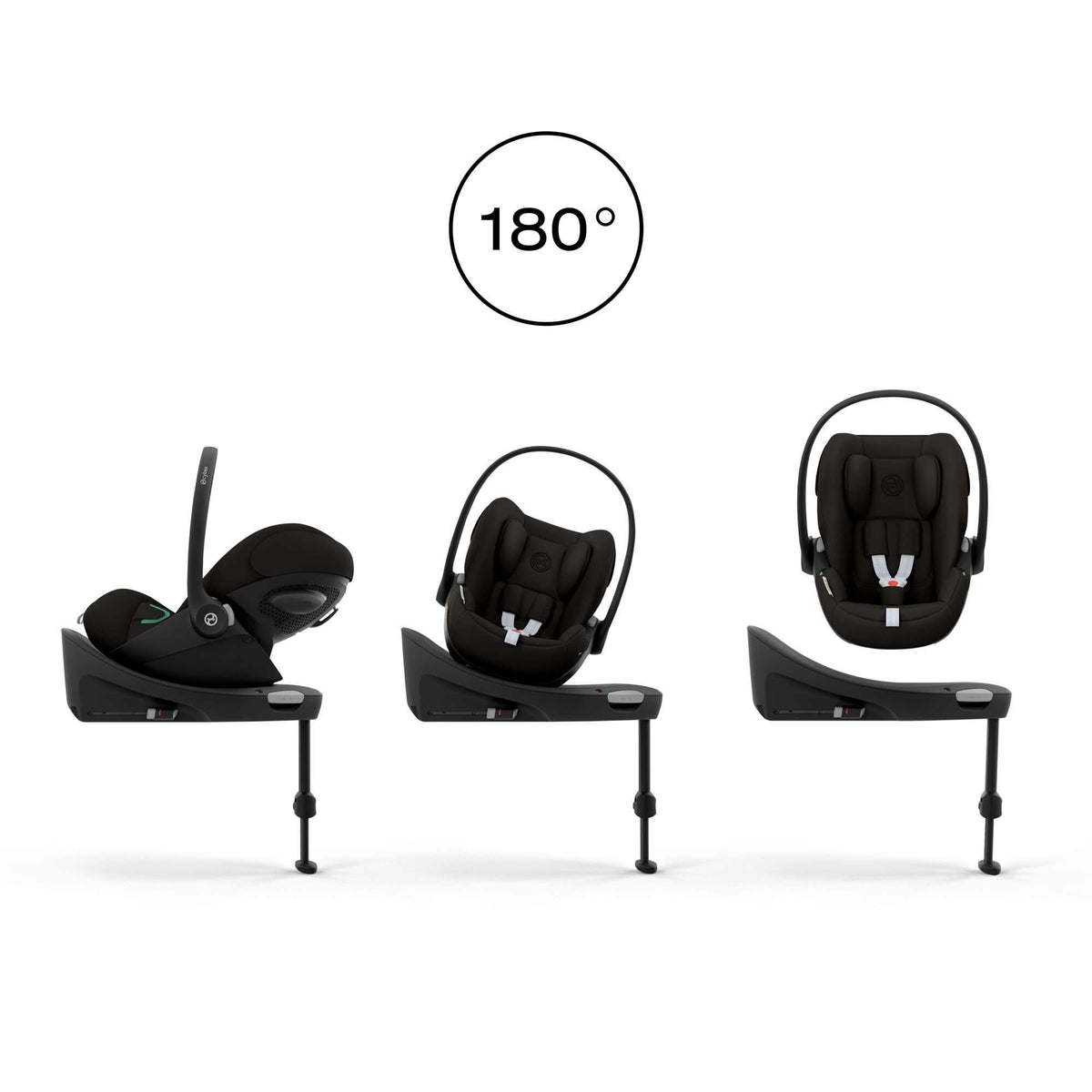 Cybex Cloud G3 Stone Grey i-Size PLUS Rotating Baby Car Seat and Base