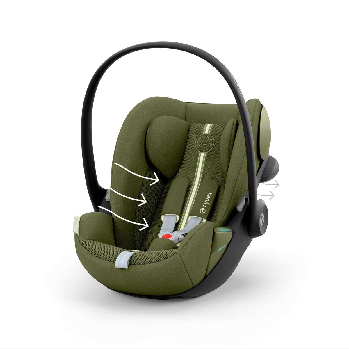 Cybex Cloud G3 Moss Green i-Size PLUS Rotating Baby Car Seat and Base