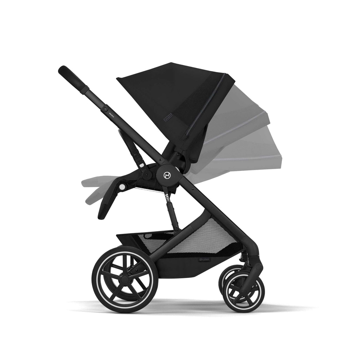 Cybex Balios + Fold Cot  Moon Black Bundle