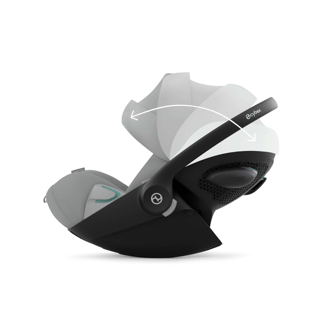 Cybex Cloud G3 Stone Grey i-Size PLUS Rotating Baby Car Seat and Base