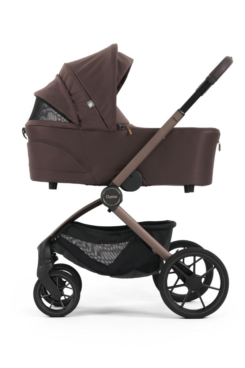 Oyster Vee Travel System with Oyster 360 Car Seat - Chocolate