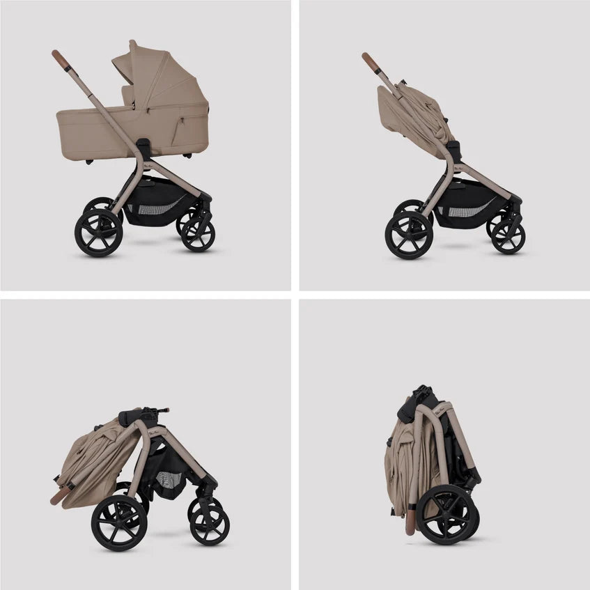 Silver Cross Breez Champagne Travel System Ultimate 360 Family Car Seat Bundle (13 piece)