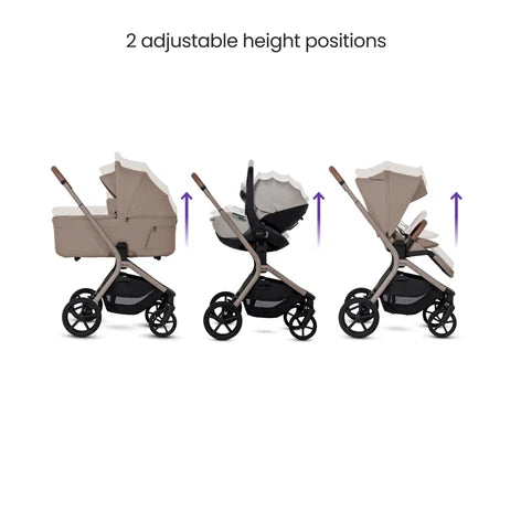 Silver Cross Breez Champagne Travel System Ultimate 360 Family Car Seat Bundle (13 piece)