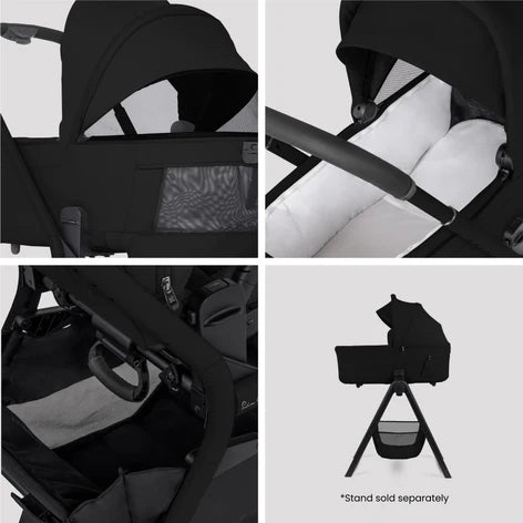 Silver Cross Breez Onyx Travel System Ultimate 360 Infant Carrier Bundle (12 piece)