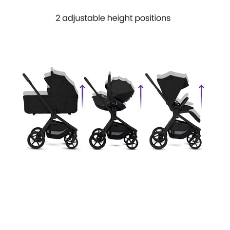 Silver Cross Breez Onyx Travel System Ultimate 360 Family Car Seat Bundle (13 piece)