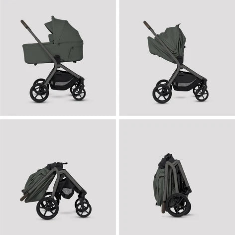 Silver Cross Breez Pewter Travel System Ultimate 360 Family Car Seat Bundle (13 piece)