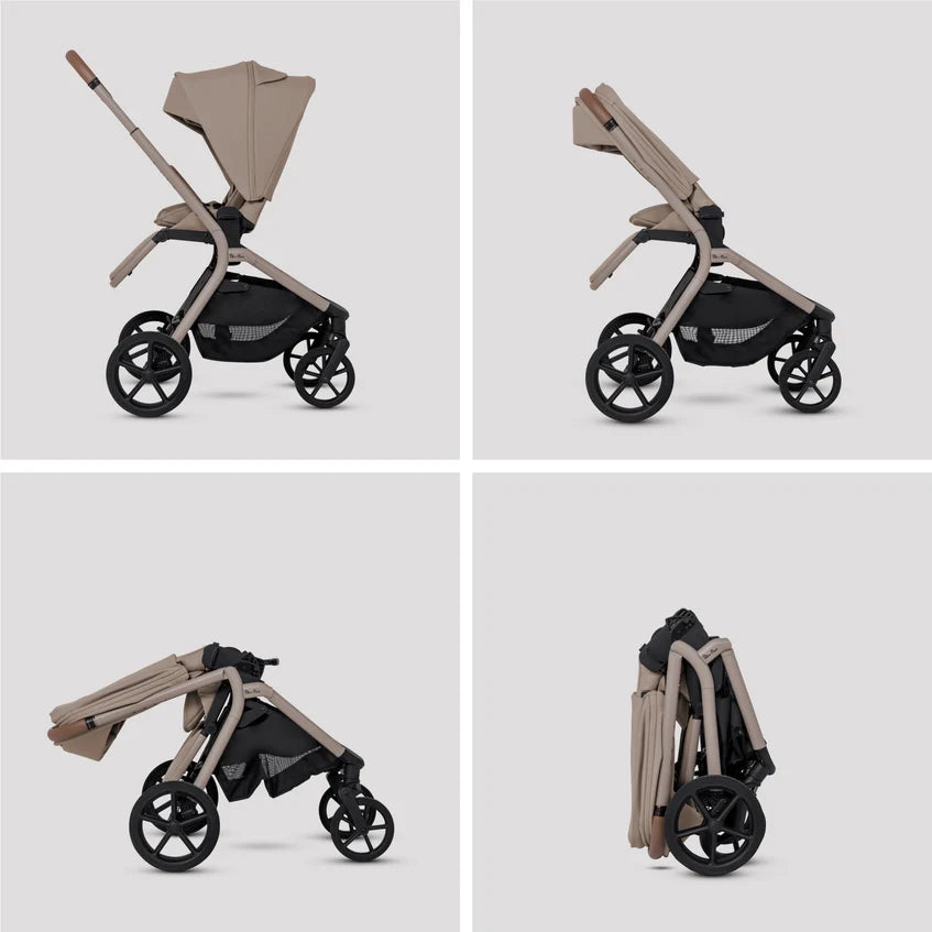 Silver Cross Breez Champagne Travel System Ultimate 360 Family Car Seat Bundle (13 piece)