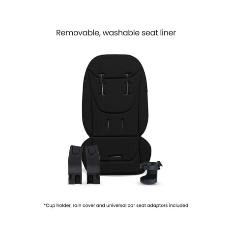 Silver Cross Breez Onyx Travel System Ultimate 360 Family Car Seat Bundle (13 piece)