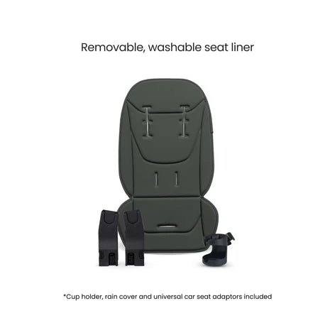 Silver Cross Breez Pewter Travel System Ultimate 360 Family Car Seat Bundle (13 piece)